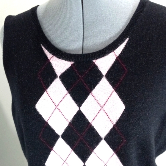 East 5th/Chico Sz Sm Black & Pink Vest Top - Picture 3 of 5